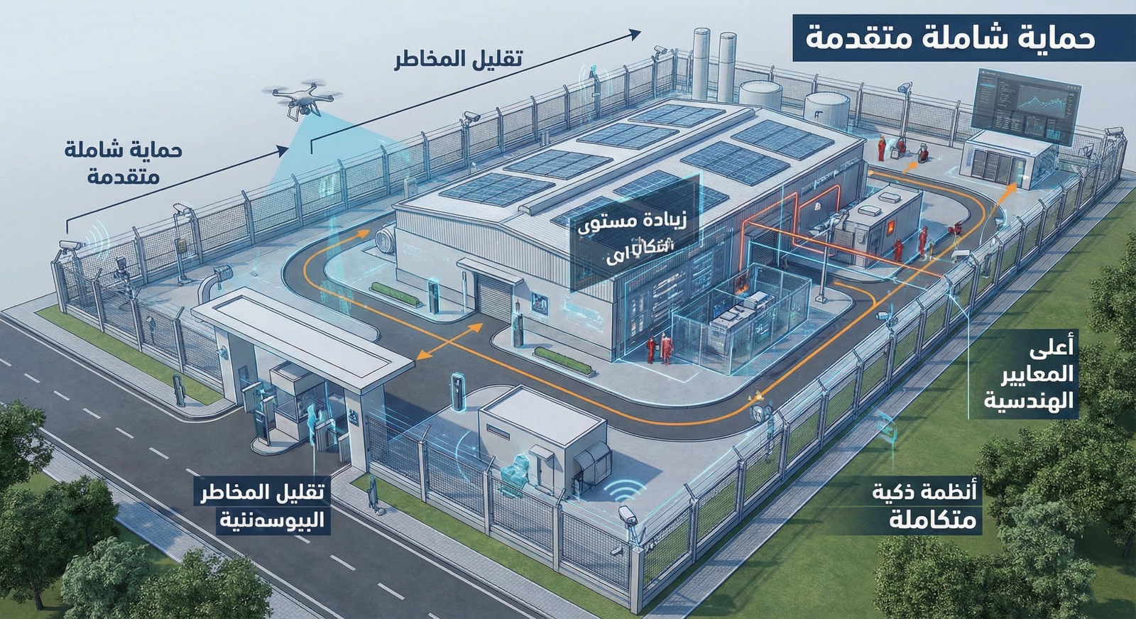 حلول حماية متقدمة للبنية التحتية