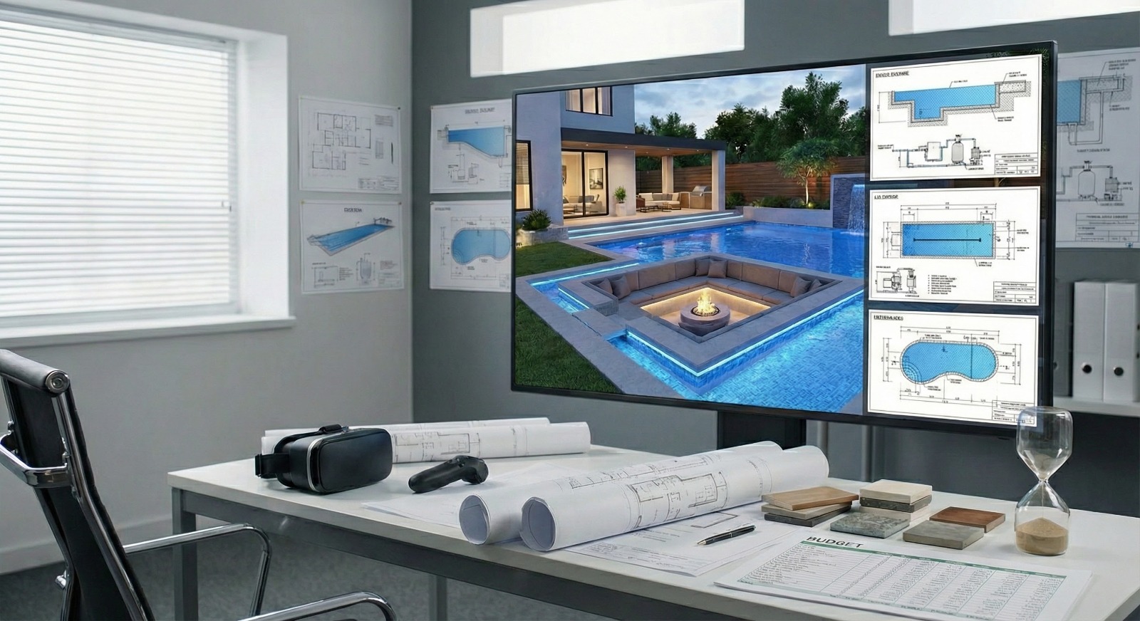 تصميم للمسابح واللاندسكيب